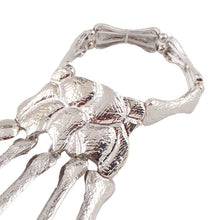 Lade das Bild in den Galerie-Viewer, 2x Halloween Xmas Christmas Gifts Decoration Ornament Bracelet European and American Skull Finger Bracelet for Women
