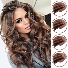 Load image into Gallery viewer, Wigs Women Natural Long Brown Wigs Wavy Synthetic Hair Wig Party
