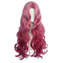 Load image into Gallery viewer, Wigs Women Pink Wavy Wigs Synthetic Long Hair Fancy Dress Wig
