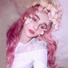 Load image into Gallery viewer, Wigs Women Pink Wavy Wigs Synthetic Long Hair Fancy Dress Wig
