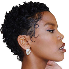 Load image into Gallery viewer, Wigs Short Afro Curly Wigs Synthetic Black Hair Wig For African Women
