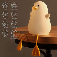 Load image into Gallery viewer, Night Lights &amp; Ambient Lighting Cute Seagull Night Light Cute Christmas Duck Silicone Bedroom Night
