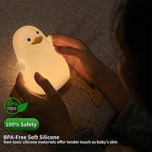 Load image into Gallery viewer, Night Lights &amp; Ambient Lighting Cute Seagull Night Light Cute Christmas Duck Silicone Bedroom Night
