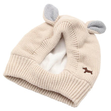 Load image into Gallery viewer, Dog Apparel Dog Cat Knit Beanie Hat Muffs Noise Protection For Anxiety Relief Calming Puppy Winter
