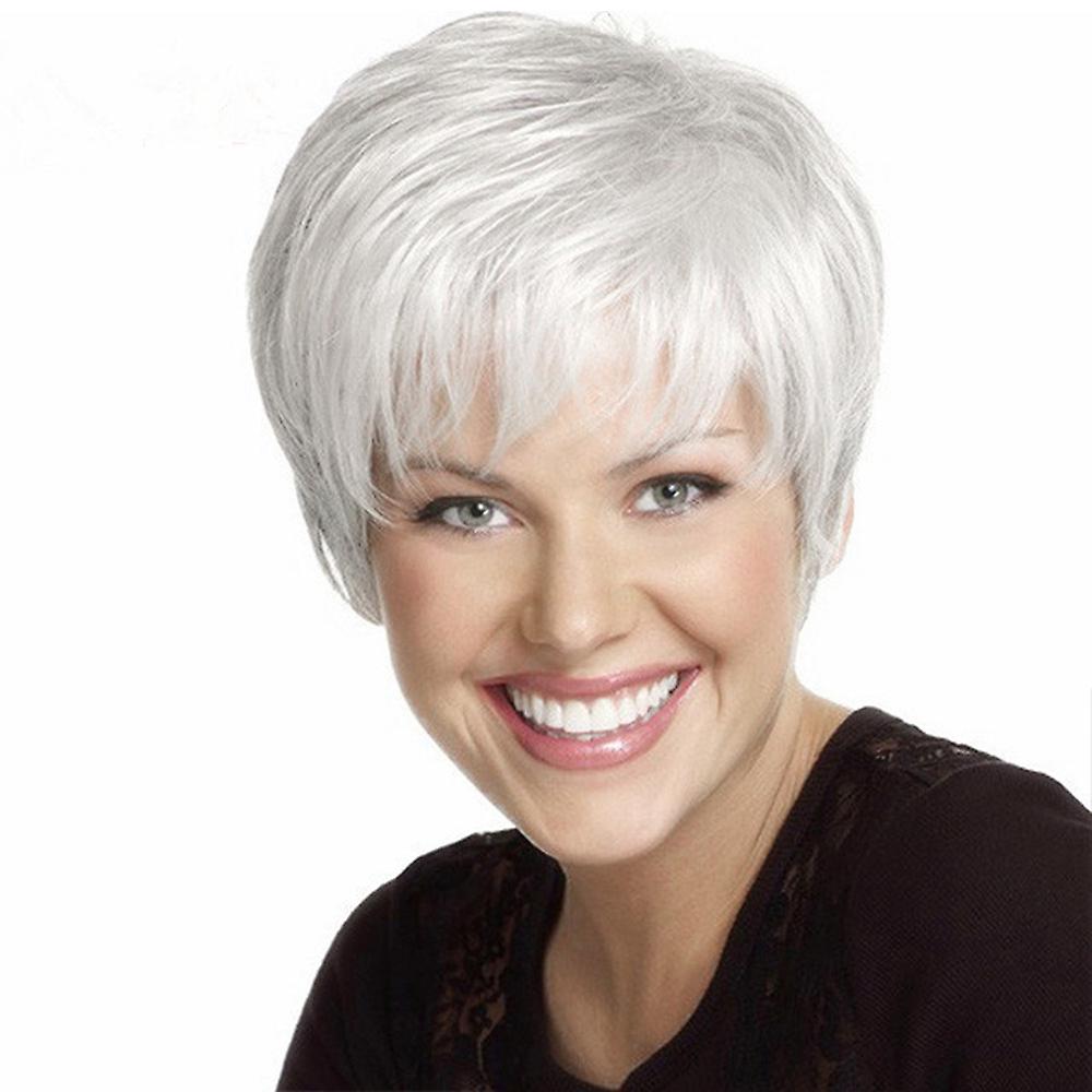 Wigs Women Short Pixie Hair Cosplay Boy Cut Synthetic Wig With Bangs