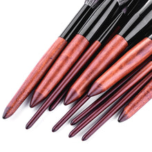 Load image into Gallery viewer, 12 PCs  Small Grape Makeup Brushes Multicolor Makeup Brushes
