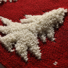 Load image into Gallery viewer, 3D Knitted Elk Christmas Decoration 48-Inch/122cm Tree Skirt Red Beige Wool Site Layout
