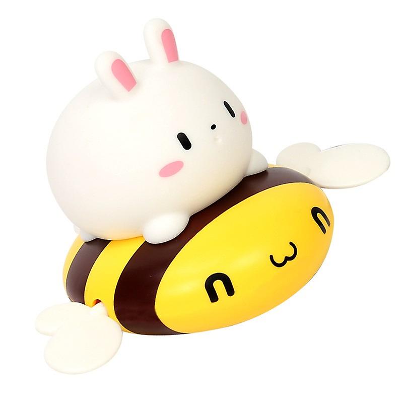 Bath Toys Wind Up Clockwork Brake Bath Toy Cartoon Animal Water Toy Can Absorb Water Jet