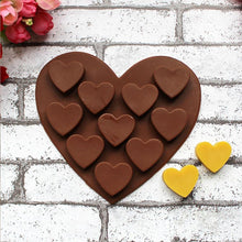 Load image into Gallery viewer, Cake Pans &amp; Molds Love Heart Shaped Silicone Molds Fondant Cake Chocolate Mold
