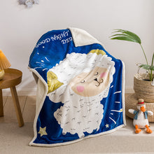 Load image into Gallery viewer, Berber Fleece Blanket Air Conditioning Blanket Sofa Blanket Thickened Children's Double-Layer Flannel

