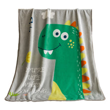 Lade das Bild in den Galerie-Viewer, Flannel Single Layer Children's Blanket Cartoon Flower Type Summer Air-Conditioning Nap Blanket
