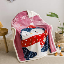 Load image into Gallery viewer, Berber Fleece Blanket Air Conditioning Blanket Sofa Blanket Thickened Children's Double-Layer Flannel
