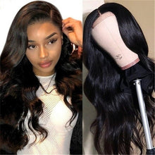 Load image into Gallery viewer, Women Wig Mid-Length Long Curly Hair Black Big Wave Headgear W96
