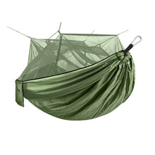 Load image into Gallery viewer, 260 * 140CM Camping Hammock Outdoor Camping Belt Mosquito Net Hammock Anti Mosquito Mesh
