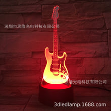 Load image into Gallery viewer, Saxophone 3D Small Night Lamp Smart Bluetooth Audio Alarm Clock USB Touch Remote Bedroom 3D Visual Table Lamp
