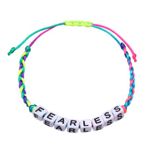 Load image into Gallery viewer, 3PCs Words Hand-Woven Children&#39;s Bracelet Christmas Children&#39;s Day Gifts for Girls
