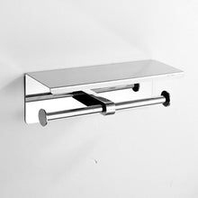 Lade das Bild in den Galerie-Viewer, 304 Stainless Steel Thickened Tissue Holder Handphone-Friendly Dual-Purpose Tissue Box Roll Stand
