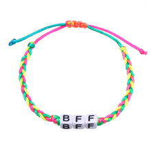 Load image into Gallery viewer, 3PCs Words Hand-Woven Children&#39;s Bracelet Christmas Children&#39;s Day Gifts for Girls
