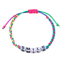 Load image into Gallery viewer, 3PCs Words Hand-Woven Children&#39;s Bracelet Christmas Children&#39;s Day Gifts for Girls
