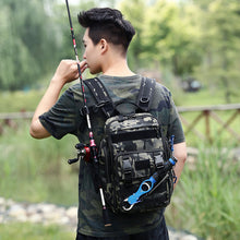 Load image into Gallery viewer, Single Shoulder Multifunctional Waist Bag Outdoor Bag Travel Men Pole Bag
