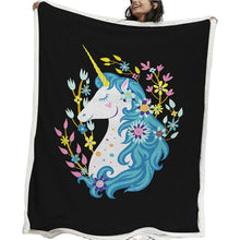 Lade das Bild in den Galerie-Viewer, Double-Layer Thickened Digital Printing Blanket Sofa Blanket Square Plush Blanket
