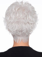 Load image into Gallery viewer, Women Wig Short Hair Realistic Silver White Middle-Aged and Elderly Headgear W98
