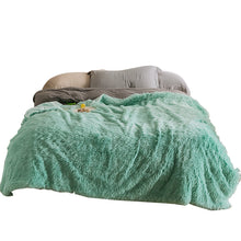 Lade das Bild in den Galerie-Viewer, Peacock Velvet Blanket High Quality Plush Foreign Trade Blanket Thickened AB Double-Sided Blanket
