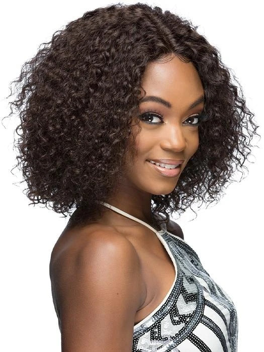 Women Wig Brown Short Curly Hair Medium Small Curly Hair W99