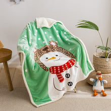 Lade das Bild in den Galerie-Viewer, Lambswool Children's Blanket Quilt Double Thick Flannel Nap Blanket Baby Cover Blanket
