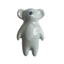 Load image into Gallery viewer, 2PCs Solid Koala Lion Fox Cute Colorful Children &#39;S Cartoon Ceramic Handle Drawer Handle
