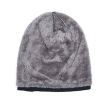 Lade das Bild in den Galerie-Viewer, Warm Winter Knit Beanie Hats  Men's Fleece-Lined Thickened Pullover Mixed Color All-Matching Woolen Ear Protection Unisex
