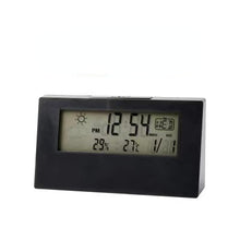 Load image into Gallery viewer, Smart Multi-Function Alarm Clock LED Display Simple Clock Weather Humidity Transparent Luminous Electronic Clock
