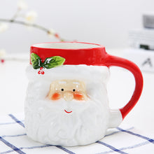 Lade das Bild in den Galerie-Viewer, Xmax Christmas Cup Gift plus Gift Ceramic Mark Creative 3D Animal Water
