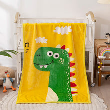 Load image into Gallery viewer, Flannel Children's Blanket Double-Layer Thickened Cloud Blanket Cartoon Coral Fleece Blanket
