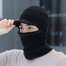 Lade das Bild in den Galerie-Viewer, Warm Winter Knit Beanie Hats Men's Outdoor Cycling One-Piece Fleece Thickened Wool Unisex
