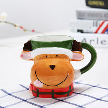 Lade das Bild in den Galerie-Viewer, Xmax Christmas Cup Gift plus Gift Ceramic Mark Creative 3D Animal Water
