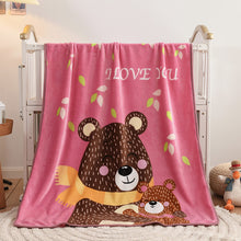 Lade das Bild in den Galerie-Viewer, Children's Blanket Single Layer &amp; Thin Cartoon Flannel Blanket Kindergarten Four Seasons Cover Blanket
