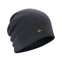 Lade das Bild in den Galerie-Viewer, Warm Winter Knit Beanie Hats  Men's Fleece-Lined Thickened Pullover Mixed Color All-Matching Woolen Ear Protection Unisex

