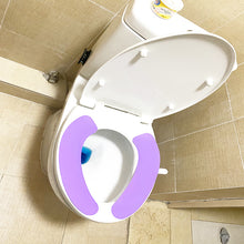 Load image into Gallery viewer, 3pcs Toilet Seat Cover Pads Silicone   Simple  Cushion Sticker Travel Business Trip Portable  Closestool Cushion

