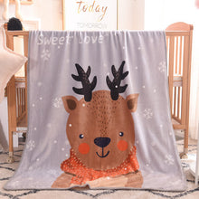 Load image into Gallery viewer, Flannel Single Layer Children's Blanket Cartoon Positioning Summer Air-Conditioning Kindergarten Nap Blanket
