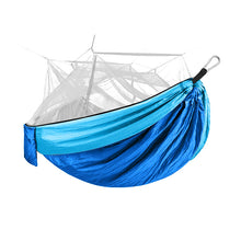 Load image into Gallery viewer, 260 * 140CM Camping Hammock Outdoor Camping Belt Mosquito Net Hammock Anti Mosquito Mesh
