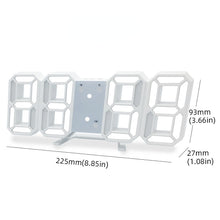Load image into Gallery viewer, Smart Multi-Function Alarm Clock LED Display 3D Multi-Color Temperature Large Screen Electronic Clock
