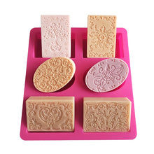 Lade das Bild in den Galerie-Viewer, 1pc 6 Forms 3D Honey Bee Silicone Molds for Home Homemade Soap Aromatherapy Candle Cake Decoration
