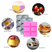 Lade das Bild in den Galerie-Viewer, 1pc 6 Forms 3D Honey Bee Silicone Molds for Home Homemade Soap Aromatherapy Candle Cake Decoration
