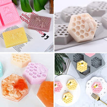 Lade das Bild in den Galerie-Viewer, 1pc 6 Forms 3D Honey Bee Silicone Molds for Home Homemade Soap Aromatherapy Candle Cake Decoration
