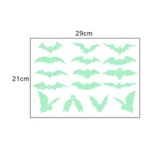 Lade das Bild in den Galerie-Viewer, 2PCs Halloween Glow Sticker Vampire Bat Witch Pumpkin
