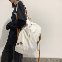 Lade das Bild in den Galerie-Viewer, Backpack Korean Style  Female Middle School College Schoolbag Casual Trendy Cool Large Capacity Fashion Travel  Male
