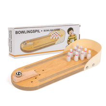 Load image into Gallery viewer, 29cm Mini Wooden Bowling Toddler Parent-Child Interactive Desktop Game

