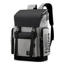 Lade das Bild in den Galerie-Viewer, Backpack Men's Korean-Style Fashion Casual Travel Bag College Students Bag Fashion
