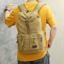 Lade das Bild in den Galerie-Viewer, Men's Bag Middle School Student Schoolbag Large Capacity Outdoor Backpack Leisure Travel Bag
